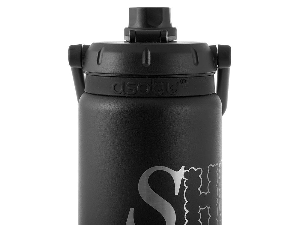 Вакуумный термос Canyon Jug, 1430 мл, черный с гравировкой-1