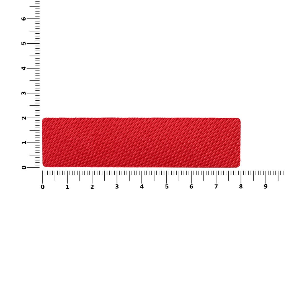 Наклейка тканевая Lunga, S, красная-1