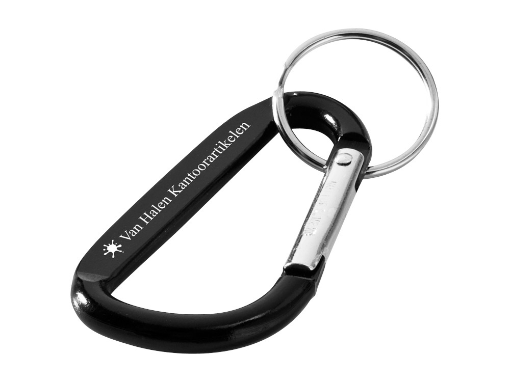 Карабин с брелоком, черный-2