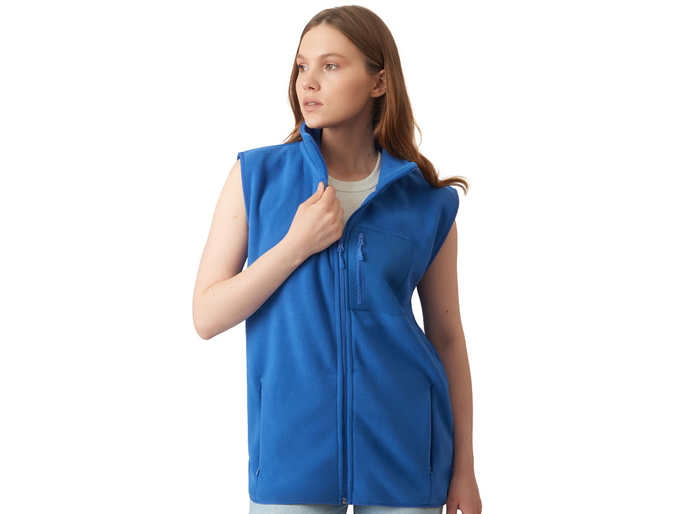 Жилет флисовый Trondheim унисекс, синий классический-4