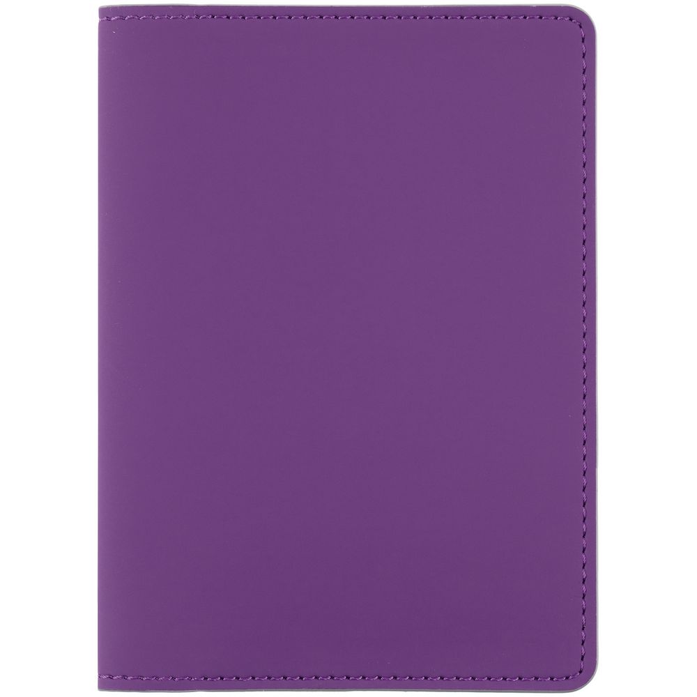 Обложка для паспорта Shall Simple, фиолетовый-0