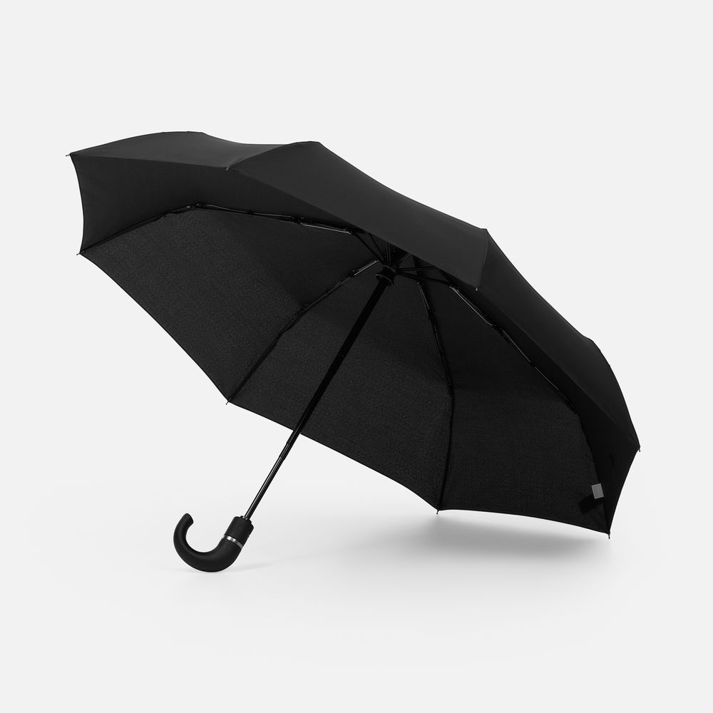 Зонт складной Hooklook, черный-0