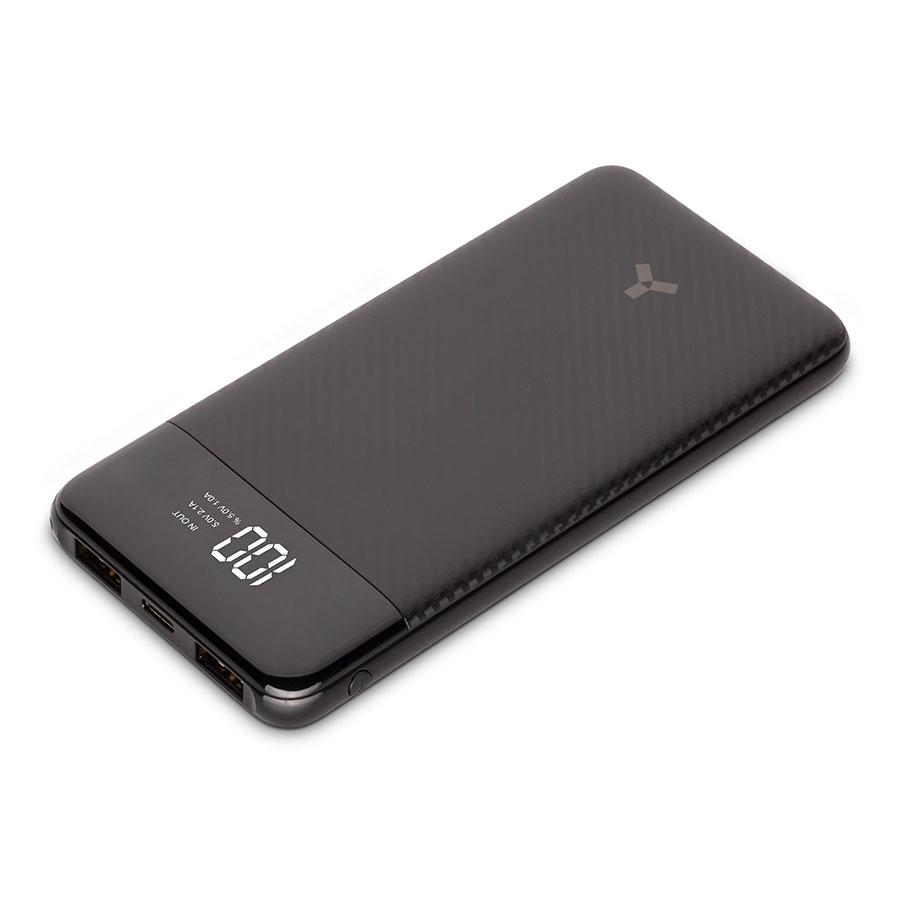 Внешний аккумулятор Accesstyle Seashell (10000 mAh), черный, черный-0