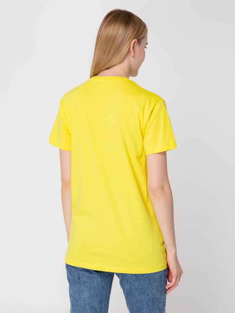 Футболка унисекс T-Bolka 160, желтая-6
