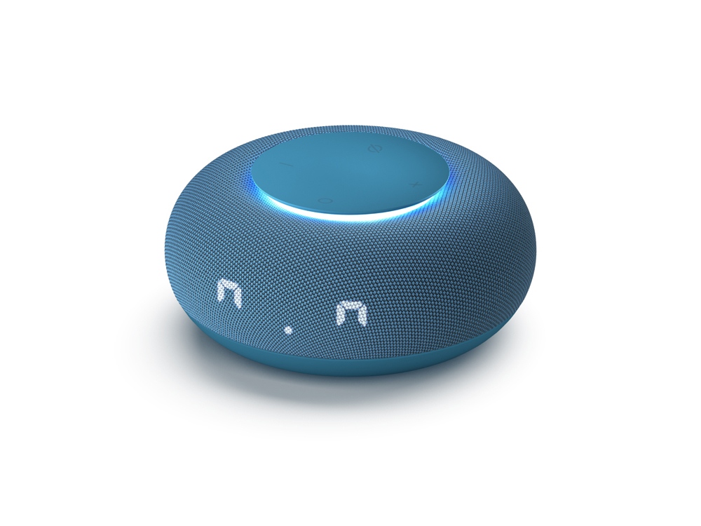Умная колонка VK Капсула Мини с голосовым помощником Марусей, морской синий-0