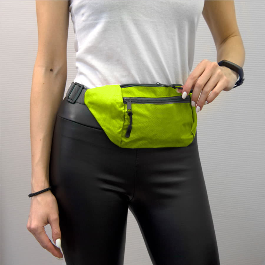 Сумка на пояс MENDEL, зеленый-10