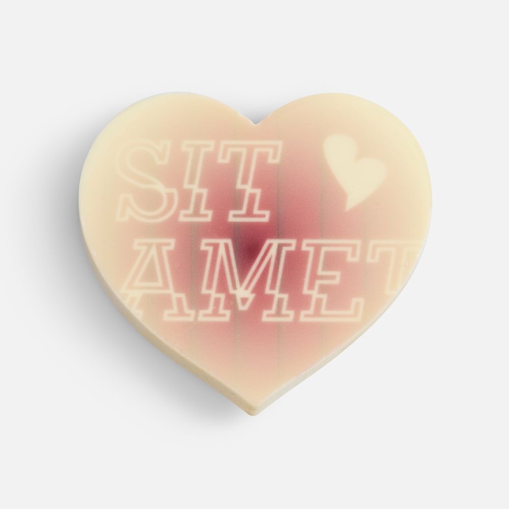 Печенье Dream White в белом шоколаде, сердце-3