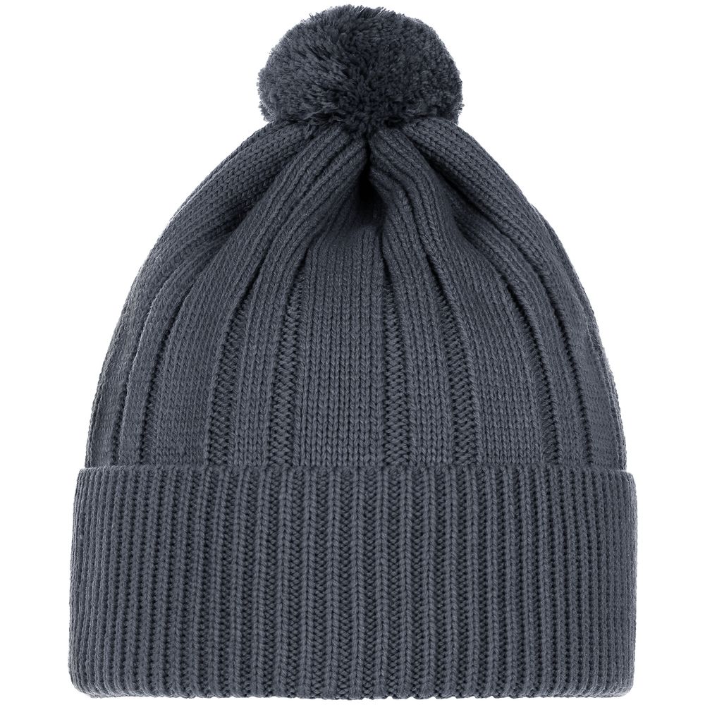 Шапка Knit Beat, серая (графит)-2