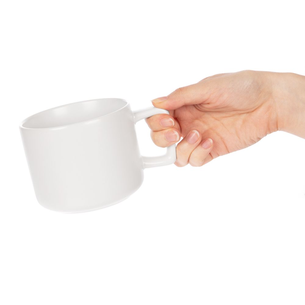 Чашка Jumbo, ver.2, матовая, белая-2