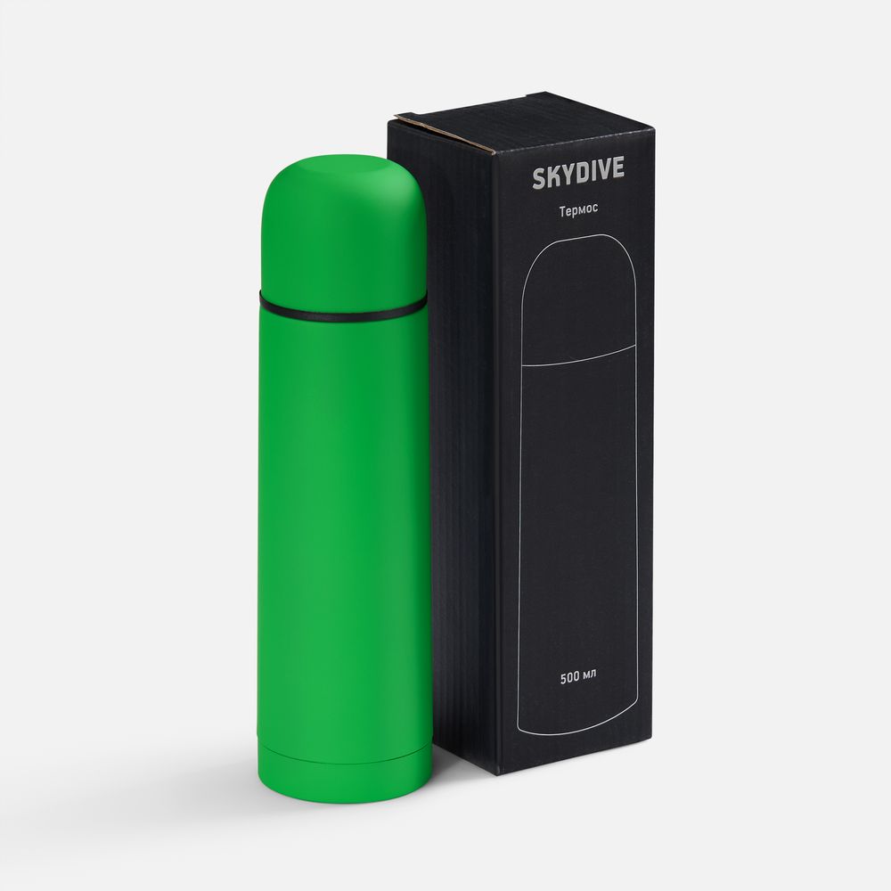 Термос Skydive, ver.2, зеленый-5