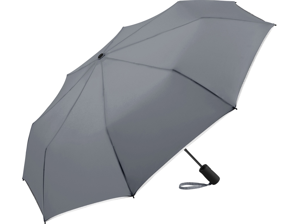 Зонт складной 5547 Pocket Plus полуавтомат, серый-0