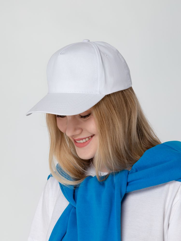 Бейсболка Promo, белая-3