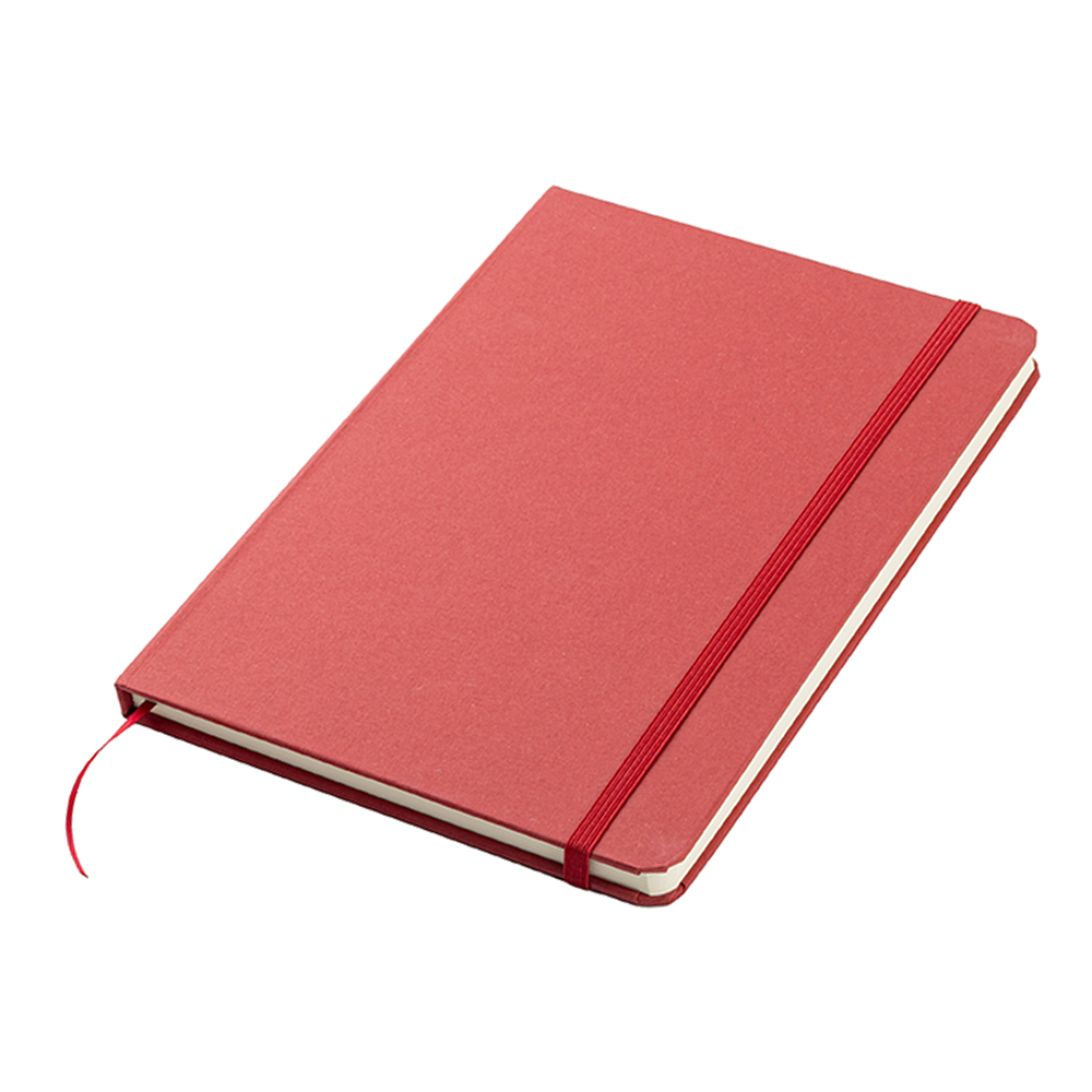 Блокнот из растительного сырья Tutti Frutti в твёрдом переплёте, Вишнёвый-2