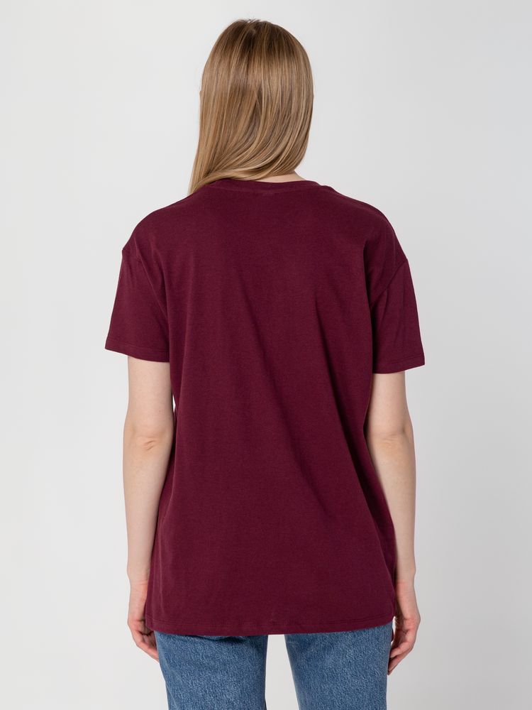 Футболка унисекс Regent 150, бордовая-3