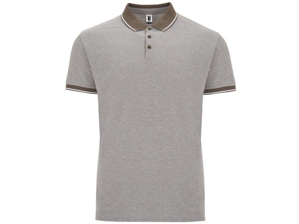 Рубашка поло Bowie мужская, меланжевый армейский зеленый-0