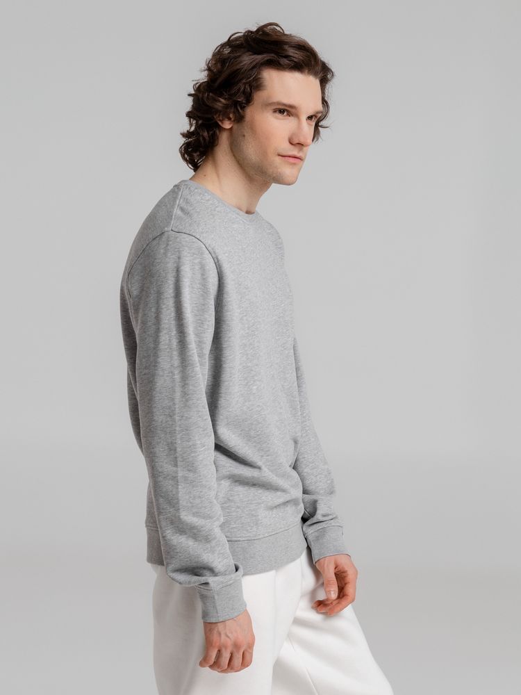 Свитшот унисекс BNC Inspire (Organic), серый меланж-3