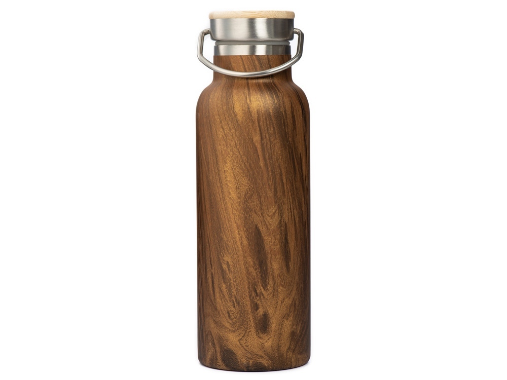 Вакуумный термос Britewood S2, 500 мл, бамбуковая крышка, крафтовый тубус-2