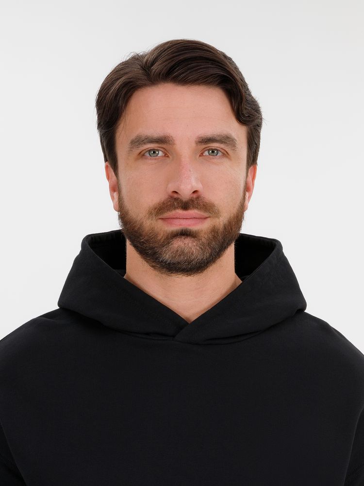 Худи оверсайз унисекс Outshine, черное-6