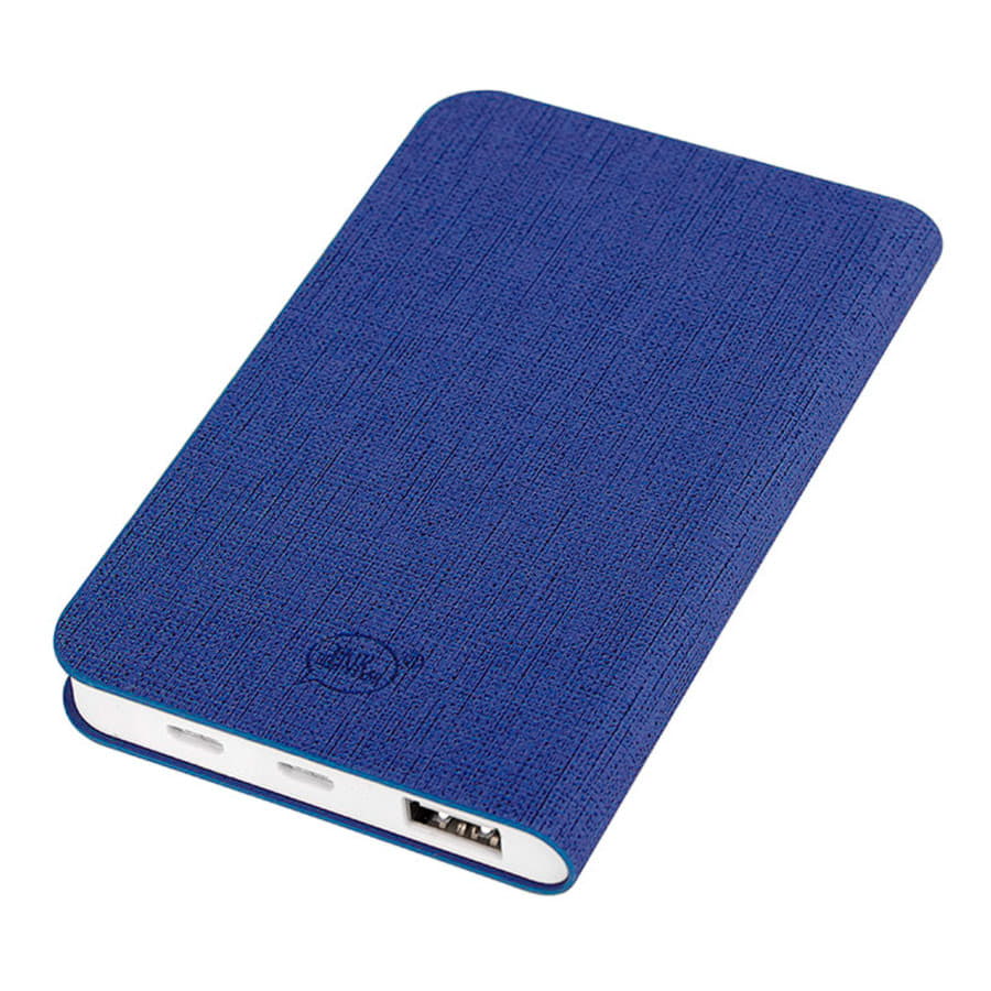 Универсальный аккумулятор "Provence" (5000mAh),синий,7,5х12,1х1,1см, искусственная кожа,плас, синий-1