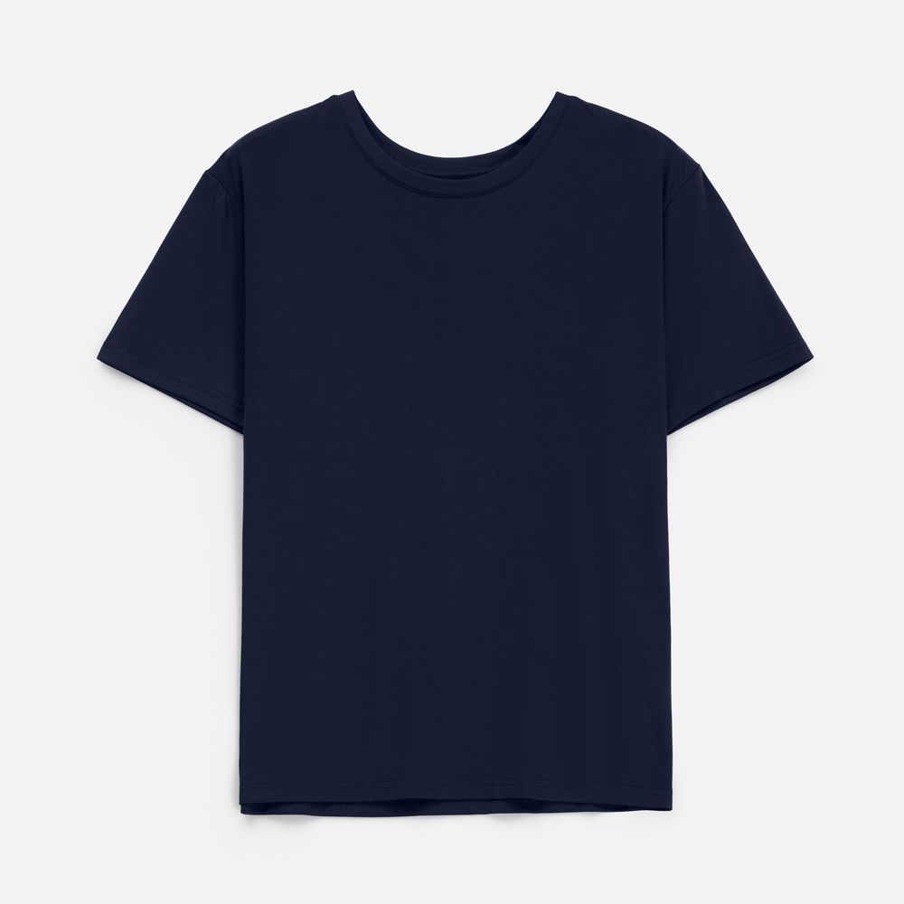 Футболка унисекс Senti, темно-синяя-2