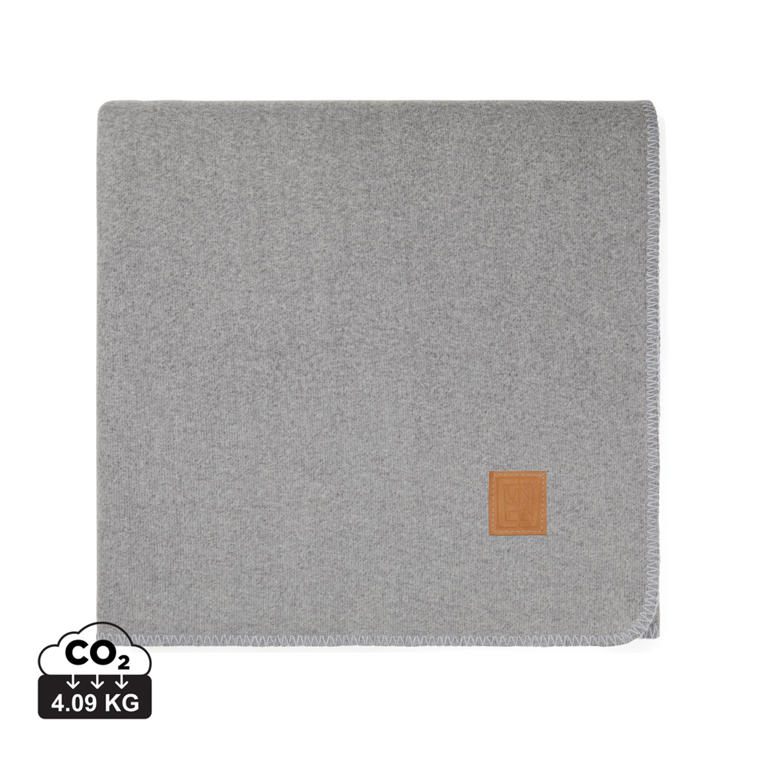 Плед VINGA Moulton из rPET GRS, 320 г/м², 130х170 см-6