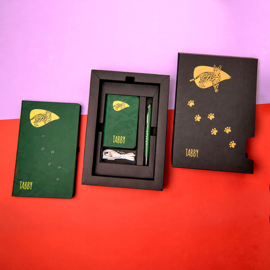 Универсальный аккумулятор "Tabby" (5000mAh), зеленый, 7,5х12,1х1,1см, зеленый-6