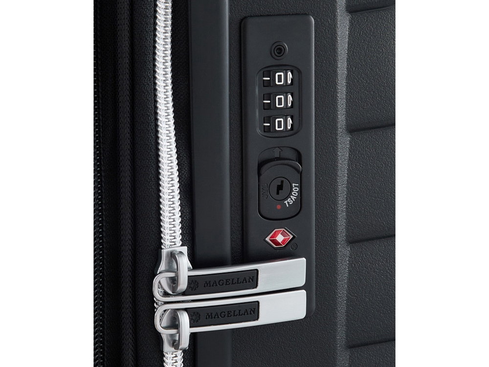 Чемодан 4-х колесный, Magellan, VICTORIA, 78л, черный-7