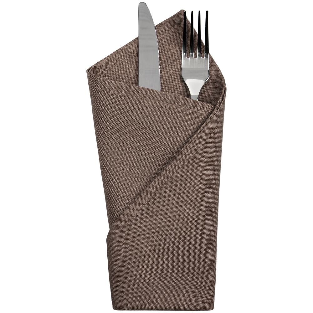 Салфетка сервировочная Settle In, коричневая-2
