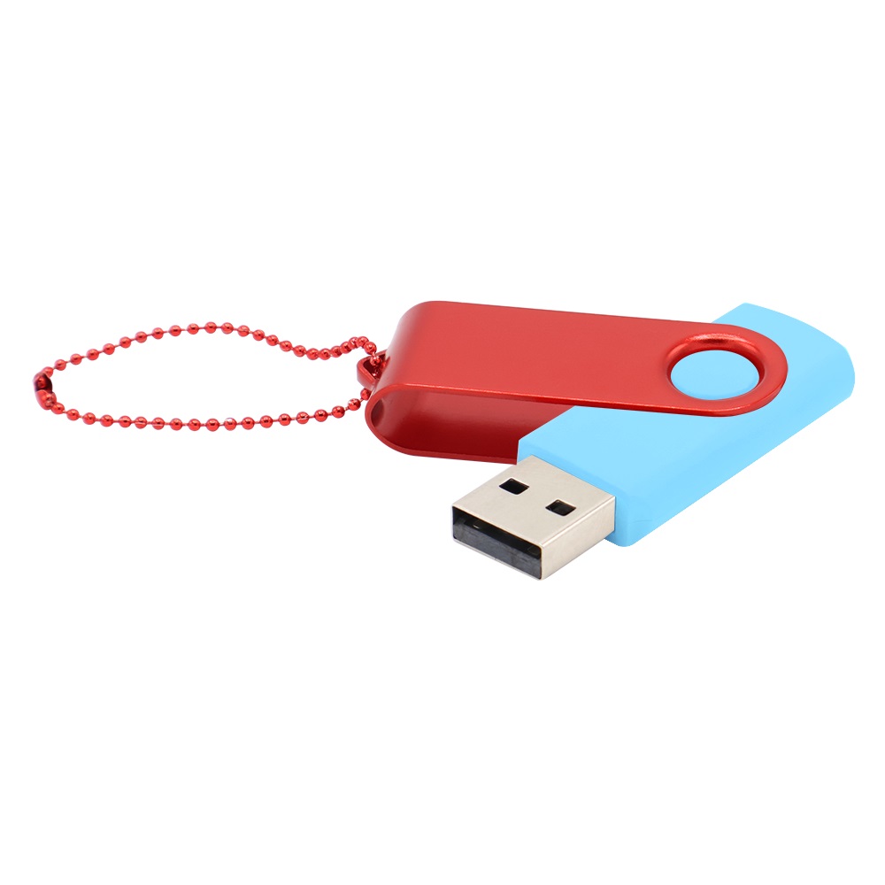 Флешка Designer To Go 2.0 USB 16Gb, Голубой/Красный-0