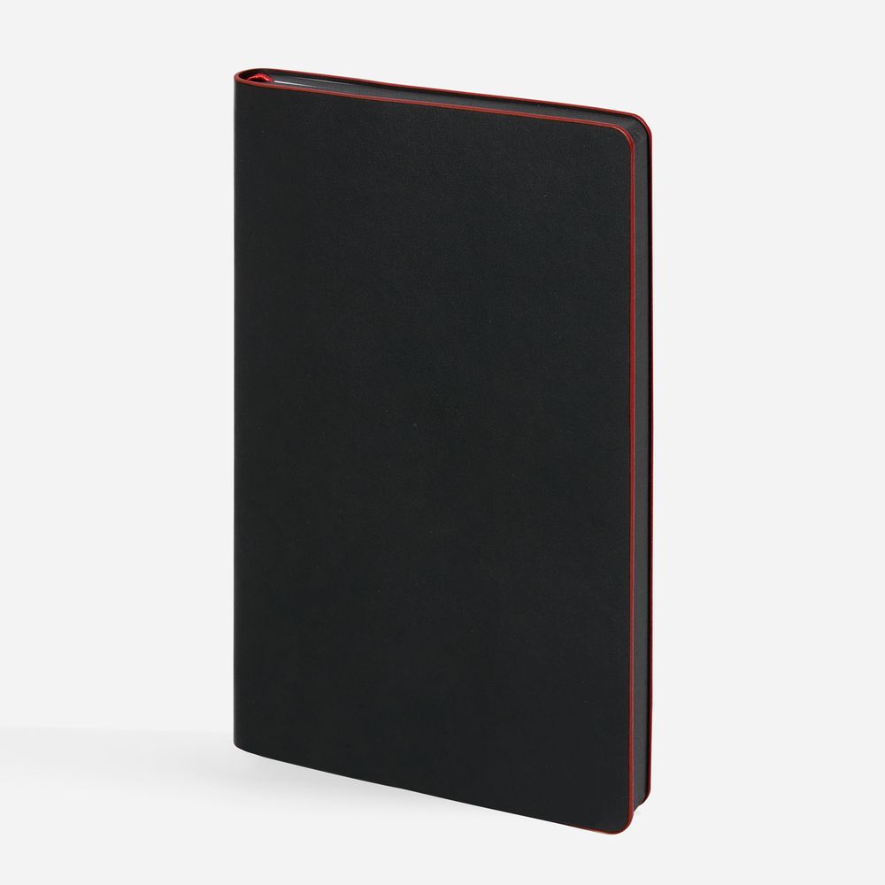 Ежедневник Trait, недатированный, черный с красным-1