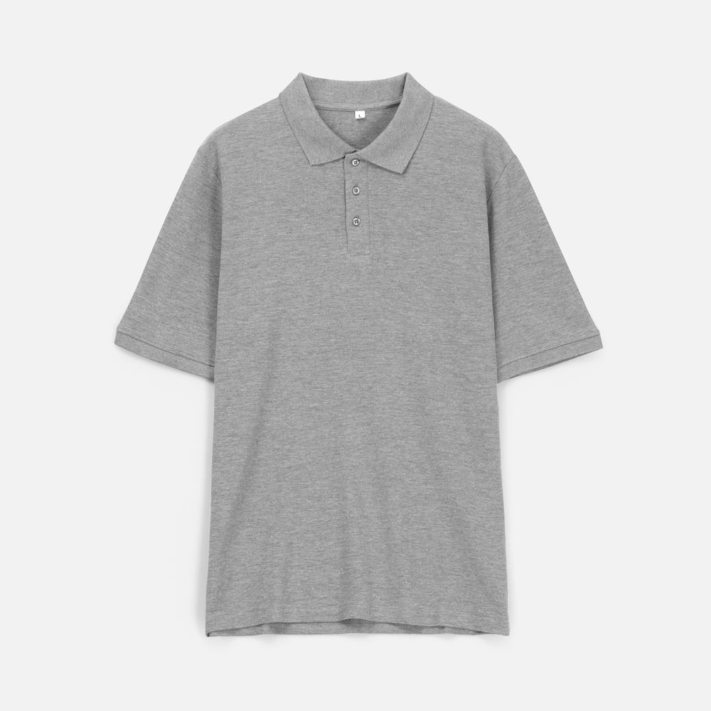 Рубашка поло унисекс Upswing, серый меланж-1