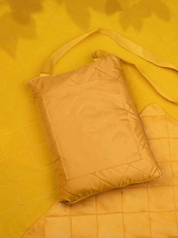 Плед для пикника Soft & Dry 2, желтый-3