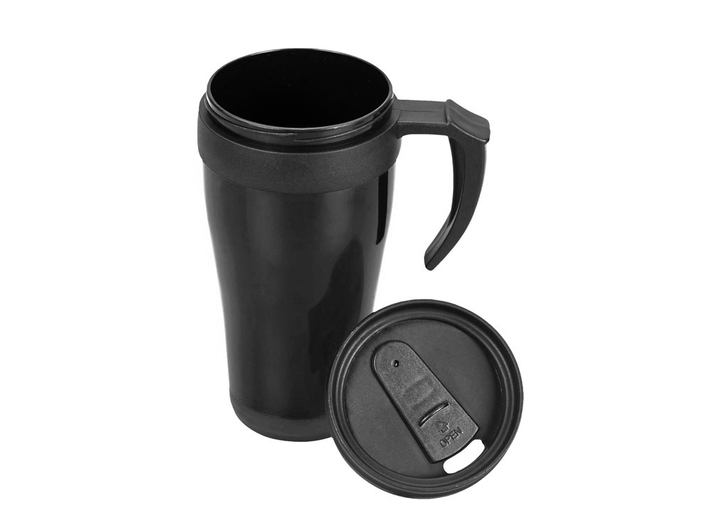 Кружка с термоизоляцией Silence 350мл, черный-1