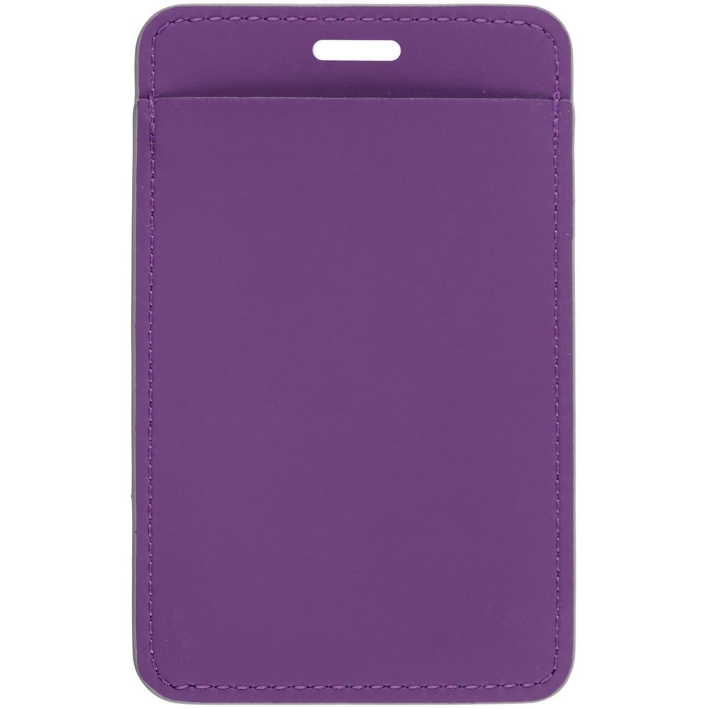Чехол для пропуска Shall Simple, фиолетовый-1