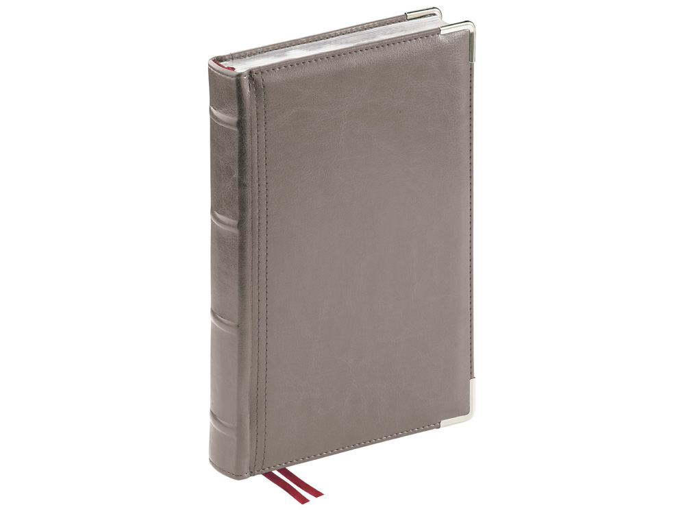 Ежедневник А5 полудатированный Boss, серый-0