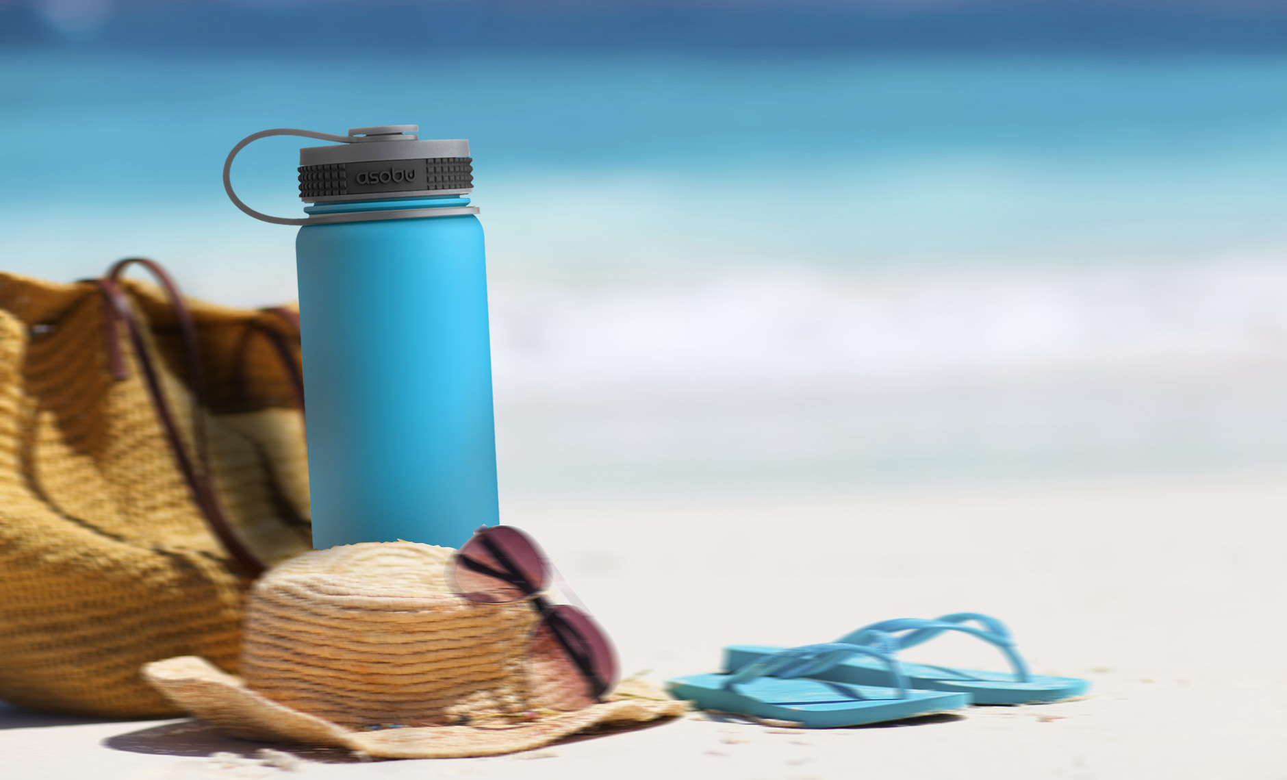 Термос ALPINE, 530 мл, голубой-2