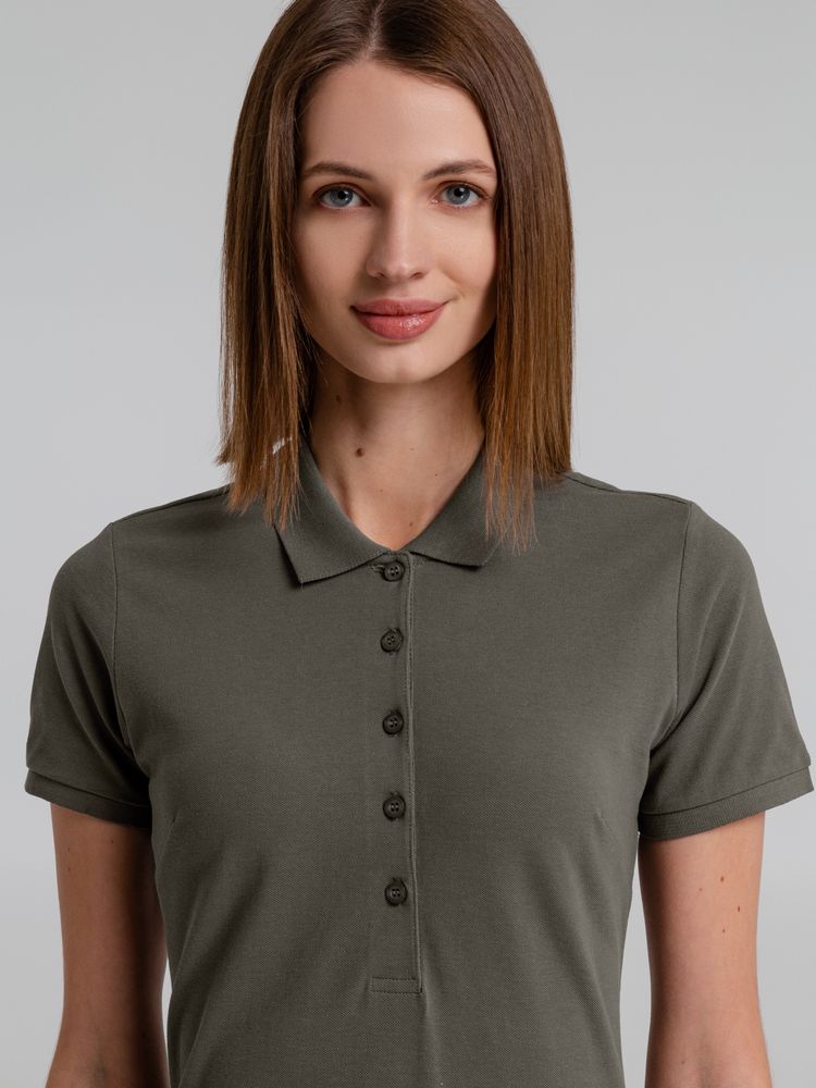 Рубашка поло женская Neptune, темно-серая-4