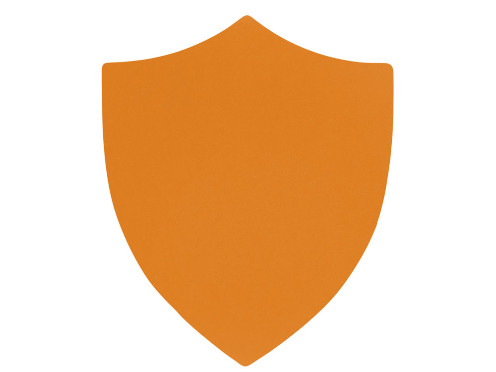 ПАТЧ ЩИТ soft-touch (оранжевый ) 6,6 х 5,5 см-0