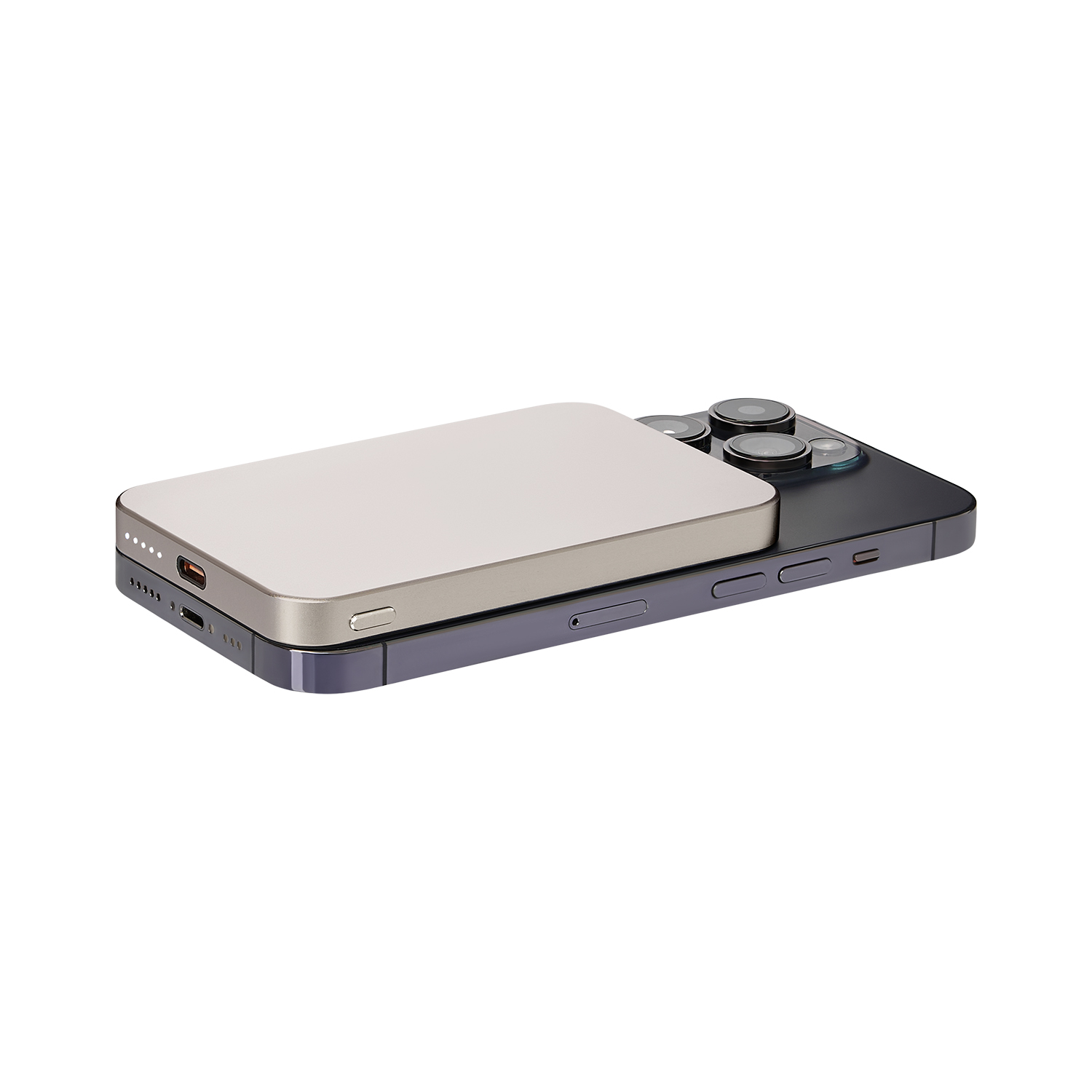 Внешний аккумулятор Артекс PD (Artex PD) 5000mAh с функцией беспроводной зарядки 15W, титановый-6