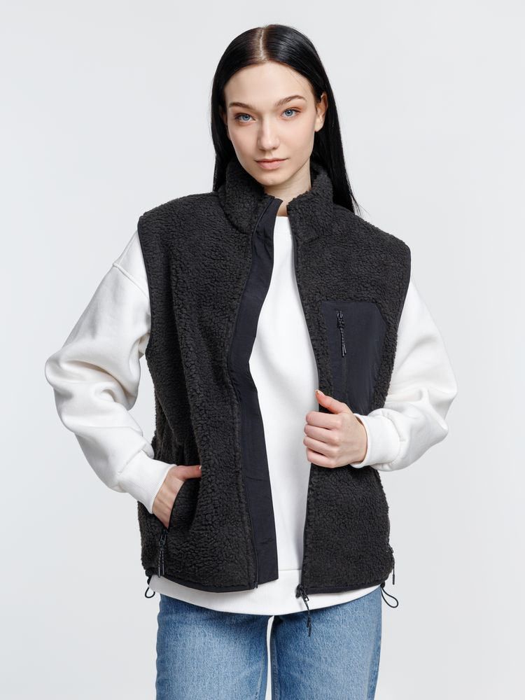 Жилет унисекс Fury BW, темно-серый (графит)-5