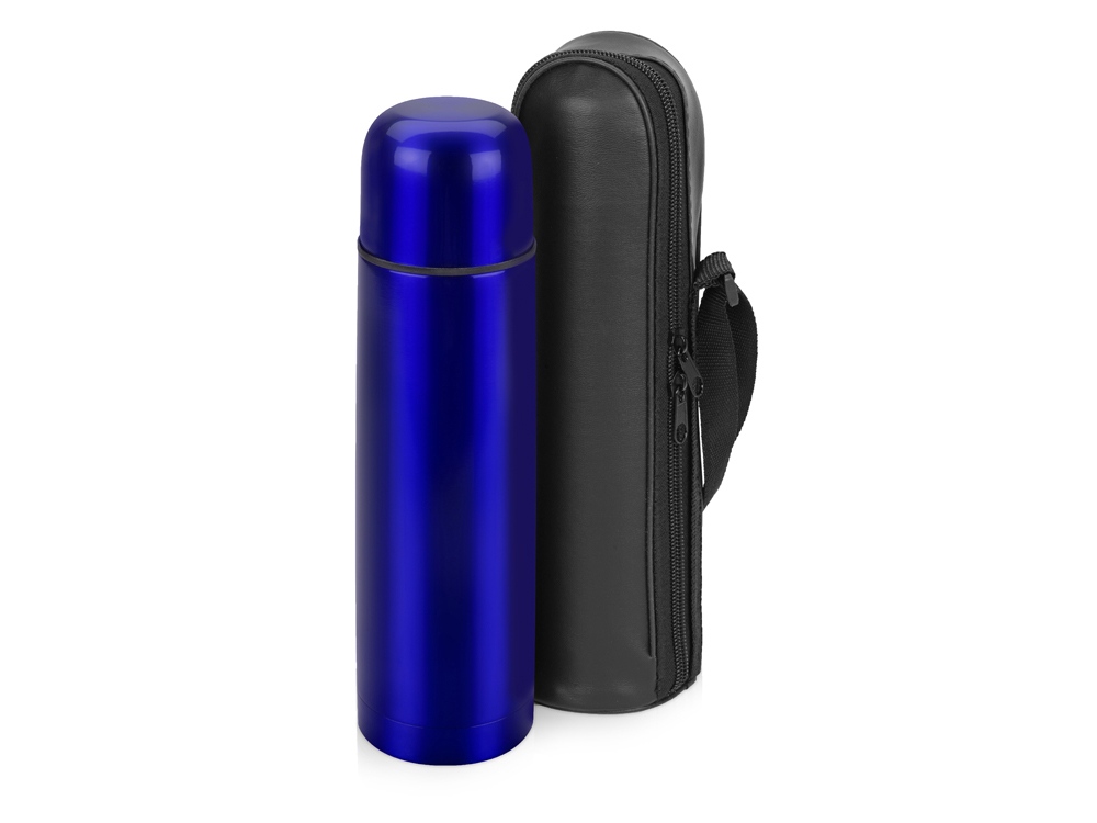Термос Ямал с чехлом, 500мл, синий-0