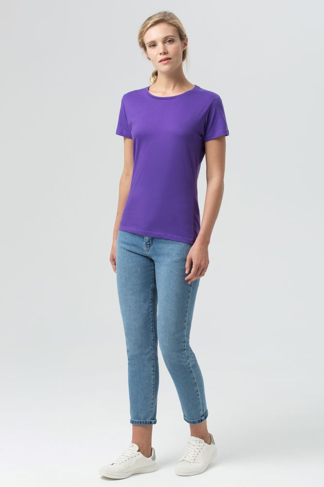 Футболка женская Miss 150, темно-фиолетовая-7