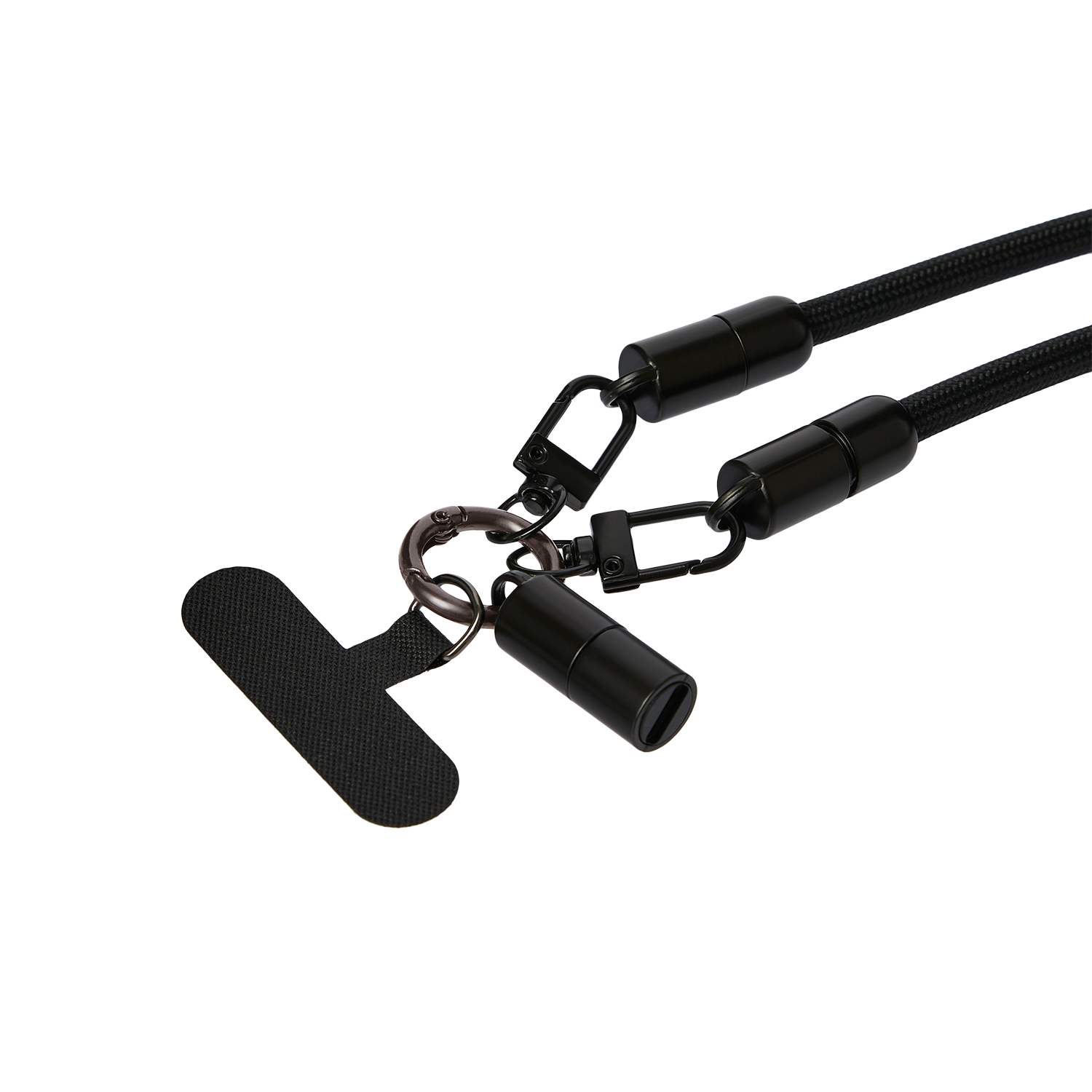 Кабель-ланьярд Voltrix, черный-7