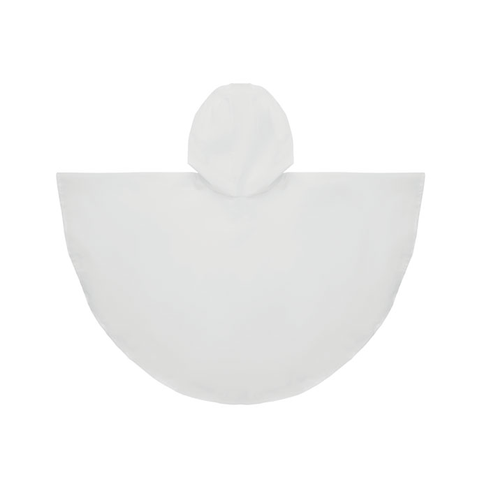 Дождевик с капюшоном, белый-1