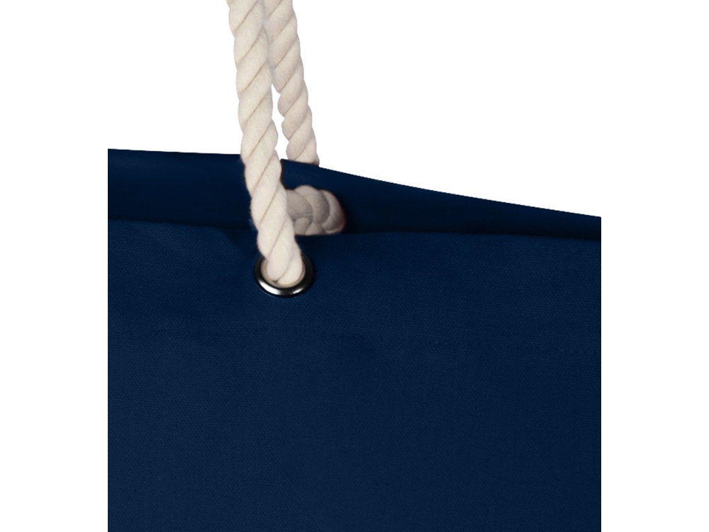 Florida пляжная эко-сумка из переработанного материала, сертифицированного по стандарту GRS, плотностью 270 г/м² 18L - Темно - синий-5