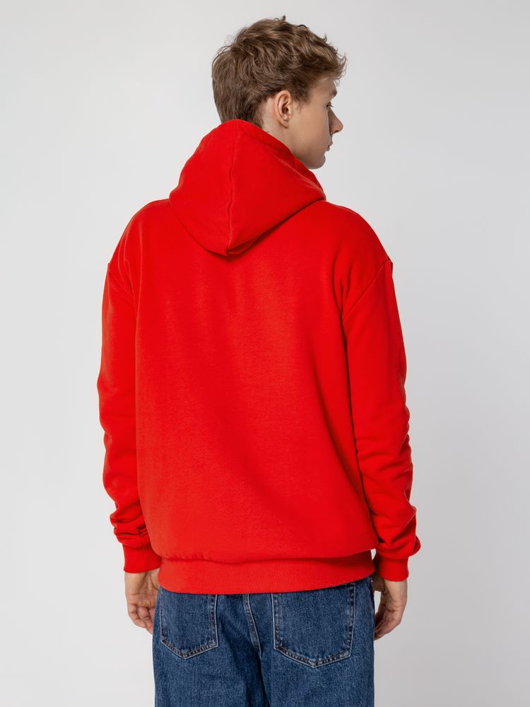 Толстовка с капюшоном Unit Kirenga Heavy, красная-7