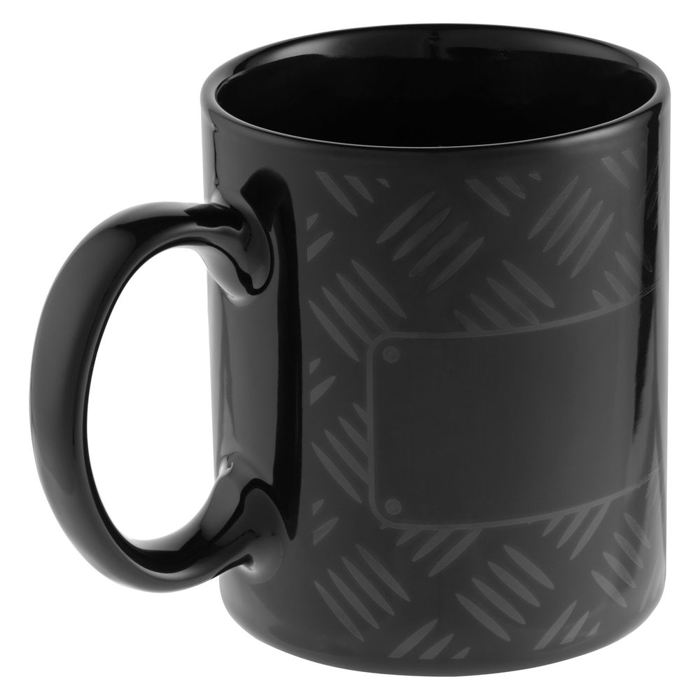 Кружка Hard Work Black, ver.2, черная-0