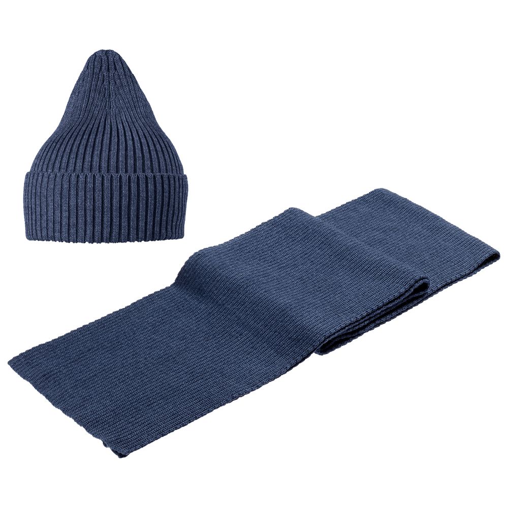 Шапка Stout, синий меланж-2