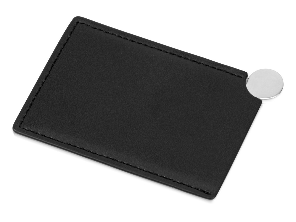 Зеркало в чехле Style, серебристый/черный-0