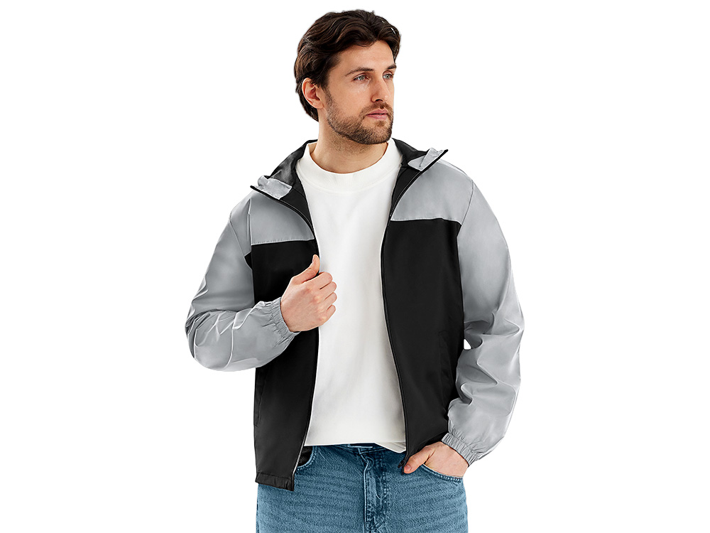 Ветровка светоотражающая Рефлектор гибрид, светоотражающий/черный-0